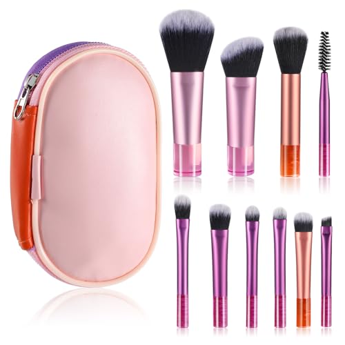 Lush & Lovely 10-Piece Travel Makeup Brush Set